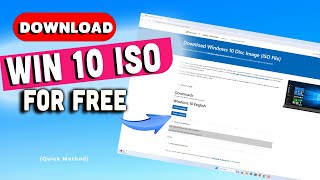 The FASTEST Way to Download Windows 10 ISO for FREE Right Now [upl. by Lalo]