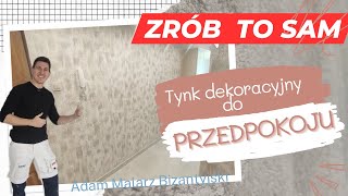 ZRÓB TO SAM  Tynk dekoracyjny do przedpokoju [upl. by Eigla]