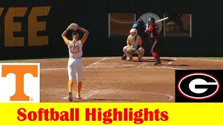 3 Georgia vs 4 Tennessee Softball Game 3 Highlights April 7 2024 [upl. by Amaty]