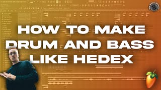 How to make jump up dnb like Hedex and Sota  FL studio 21 dnb tutorial [upl. by Ariuqahs822]