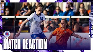 REACTION  May Cruft  Dundee United 03 Rangers Women [upl. by Kaycee448]