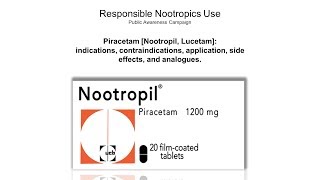 Doctors review of PiracetamNootropil [upl. by Weisburgh874]