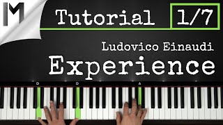 Experience  Ludovico Einaudi  Full Piano Tutorial Part 17 [upl. by Trahurn]