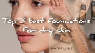 top 3 best foundations for dry skin skincare foundation dryskin glowup youtubevideo [upl. by Schubert]