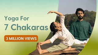 Asanas and Meditation to Balance the 7 Chakras  30 Mins  Beginner level [upl. by Ammamaria]