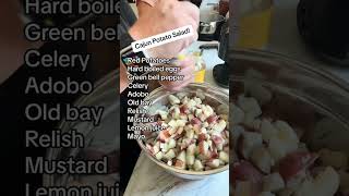 Cajun Potato Salad Recipe  The PERFECT Summer Side potatosalad recipe cajun fyp [upl. by Serdna]