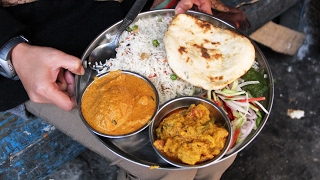 Kolkata Street Food  AMAZING Indian Vegetarian Meal on Deckers Lane [upl. by Ajar]