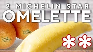 The Secret of the Perfect Folded Omelette Two Michelin Star Method  Easy  Fluffy [upl. by Weitzman]