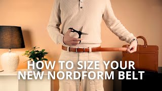 How To Size Your Nordform Belt [upl. by Helve]