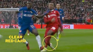 VAR Ignores Moisés Caicedo Red Card Tackle for Ryan Gravenberch injury vs Chelsea vs Liverpool [upl. by Atsedom421]