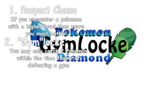 Pokemon Gymlocke Challenge Rules Nuzlocke Variant [upl. by Rehtse939]