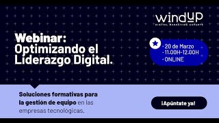 Webinar  Optimizando el Liderazgo Digital [upl. by Apple]