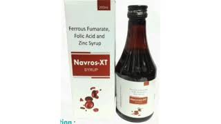 Navros XT SYRUP Ferrous Fumarate Folic Acid and Zinc Syrup [upl. by Ruthi]