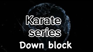 How to perform a down block in karate [upl. by Pik]