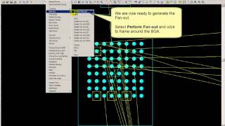 CADSTAR PREditor BGA Fanouts [upl. by Ahsrat]