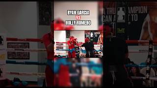 Ryan Garcia and Rolly Romero gets HEATED in their sparring match boxing ryangarcia [upl. by Stanley32]