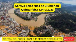 Ruas de Blumenau a cidade da Oktoberfest ao vivo 12102023 [upl. by Durwood73]