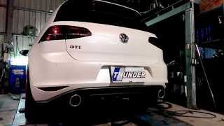 雷力VW GOLF 7代 20 GTI 全段排氣系統│ THUNDER VW GOLF 7th 20 GTI Exhaust system [upl. by Otreblada]