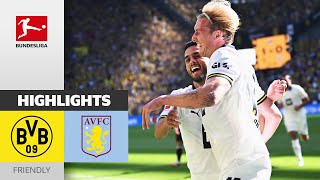 Borussia Dortmund vs Aston Villa  20  Highlights Friendly [upl. by Swartz]