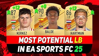 EA FC 25 WONDERKIDS 👶 ✸ BEST YOUNG LEFT BACKS IN CAREER MODE ft BALDE KERKEZ HARTMANetc [upl. by Rizas103]