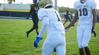 West Boca  Boynton Beach High School Football Highlights [upl. by Leontine200]