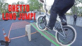 GHETTO BMX LONG JUMP CHALLENGE [upl. by Ferrick]