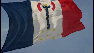 Vichy France Unofficial Anthem and waving flag [upl. by Aletta]