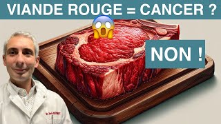 Non la viande rouge nest PAS un vrai facteur de risque de cancer colorectal  Explications [upl. by Ailimat650]