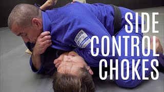 BJJ Techniques  Multiple Side Control Chokes  CVBJJ Online [upl. by Manas]