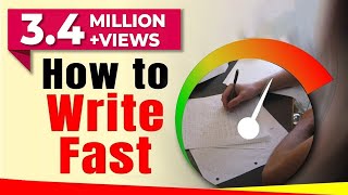 How to Write Fast With Good Handwriting  how to write fast with good handwriting  Letstute [upl. by Afatsum]