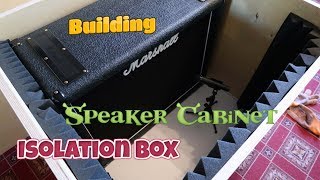 Building Speaker Cabinet Isolation Box for Marshall 2x12quot [upl. by Novhaj111]