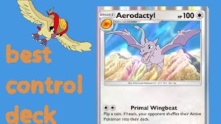 Aerodactyl Pidgey Control is The Most Fun Deck in Pokemon Pocket [upl. by Tasia]