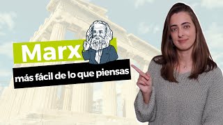 Filosofía 2º de Bachillerato MARX más fácil de lo que piensas  TitiCLB [upl. by Cuyler338]