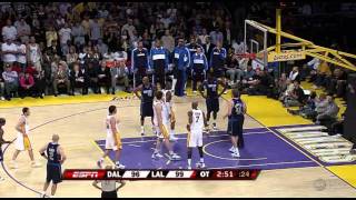 03 02 2008 mavericks vs lakers kobe trash talk to dirk [upl. by Sammer]