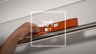 How to Fit a Curtain Pole [upl. by Mixie]