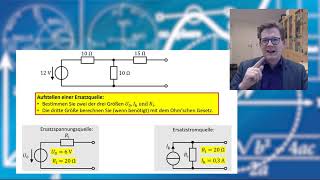 Ersatzspannungsquelle und Ersatzstromquelle [upl. by Annawyt156]