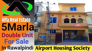 5Marla Double House For Sale In Rawalpindi Alfa Real Estate [upl. by Ecnadnak318]