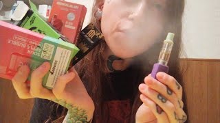 ASMR tapping on vape boxes 💨 [upl. by Ayotl551]