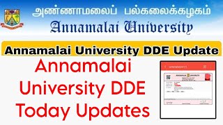 Annamalai University DDE December 2023 Exam Today Updates👍 [upl. by Daisy]