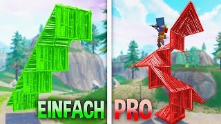 ALLE Bautechniken in FORTNITE von EINFACH bis PRO [upl. by Lindly]