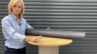 How to wrap a ROUND TABLE TOP [upl. by Ehcnalb]