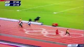 Jamaica relevo 4x100 récord mundial Usain Bolt [upl. by Nerita404]