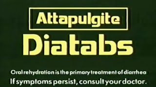 Attapulgite Diatabs 15s  Philippines 1998 [upl. by Asilej]