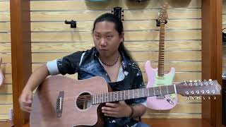 Smiger M12X53 12 Strings Acoustic Guitar Smiger Guitar 12Strings Acousticguitar Demo Music [upl. by Barsky]