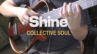 Collective Soul  Shine  silent guitar Yamaha SLG200NW [upl. by Sharia]