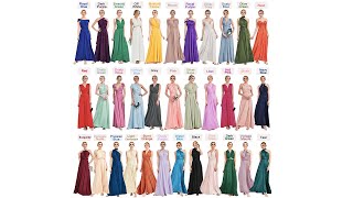 Affordable Multiway Infinity Bridesmaid Dresses！One Dress More Styles [upl. by Orling731]