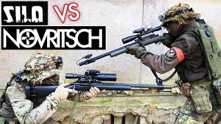 NOVRITSCH vs SILO ENTERTAINMENT  1v1 Airsoft Sniper Duel  Part 1 [upl. by Olson723]