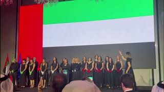 Coro Italiano a Dubai  Inno Nazionale degli Emirati Arabi Uniti [upl. by Rock]