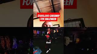 One million dollars giveaway by Mr beast Halloween 👻🎃 [upl. by Kauslick]