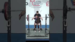 World Junior Record Squat classic with 1205 kg by Gwen Marsden GBR in 43kg class [upl. by Aldwin]